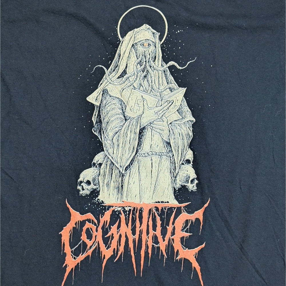 Cognitive Praise Be The Unseen T-Shirt Size‎ Large 21x28 Death Metal Band Tee - Picture 2 of 6